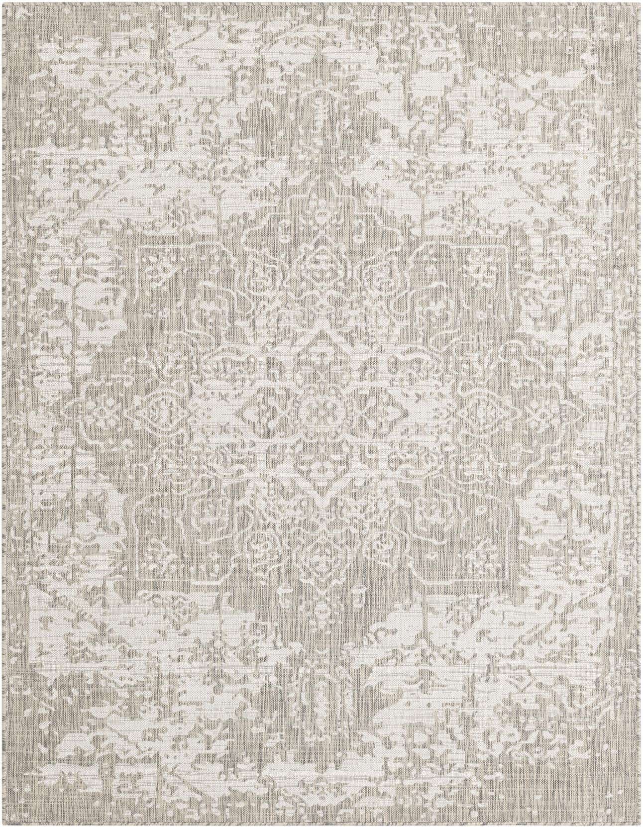 Primary image  Custom Gray  Washable Jill Zarin Indoor / Outdoor Rug