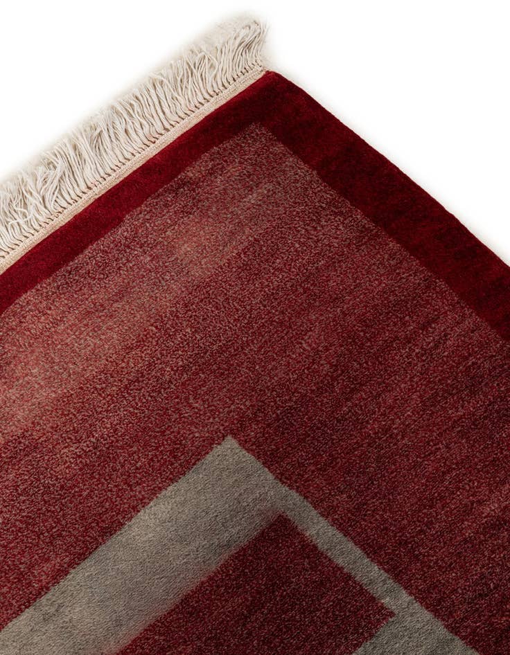 Detail image of  6' 3 x 9' 3  Hand Knotted Kashkuli Gabbeh Oriental Wool Rug