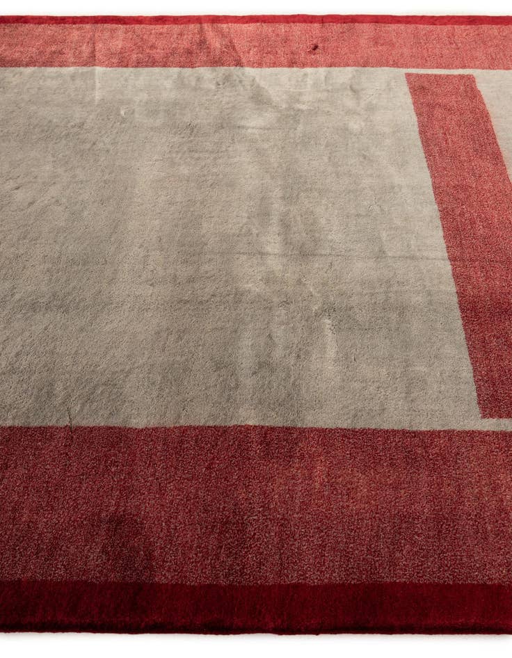 Detail image of  6' 3 x 9' 3  Hand Knotted Kashkuli Gabbeh Oriental Wool Rug