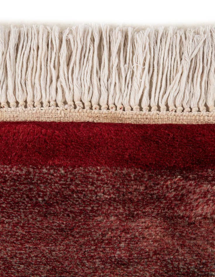 Detail image of  6' 3 x 9' 3  Hand Knotted Kashkuli Gabbeh Oriental Wool Rug