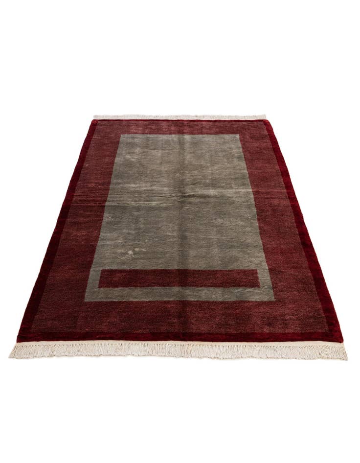 Detail image of  5' 4 x 8' 1  Hand Knotted Kashkuli Gabbeh Oriental Wool Rug