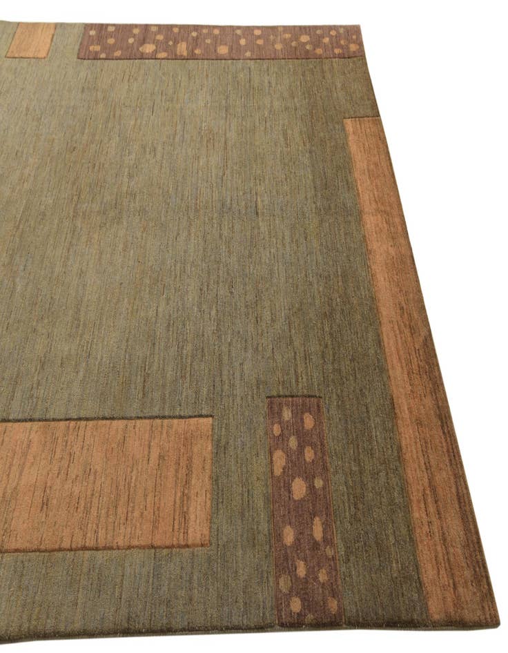 Detail image of  7' 2 x 9' 9  Hand Knotted Kashkuli Gabbeh Rug