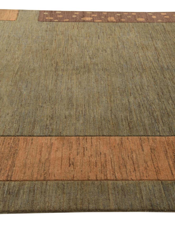 Detail image of  7' 2 x 9' 9  Hand Knotted Kashkuli Gabbeh Rug