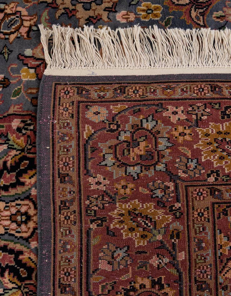 Detail image of  4' 2 x 6' 6  Hand Knotted Kashmir Oriental Wool Rug