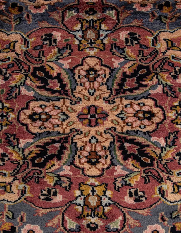 Detail image of  4' 2 x 6' 6  Hand Knotted Kashmir Oriental Wool Rug