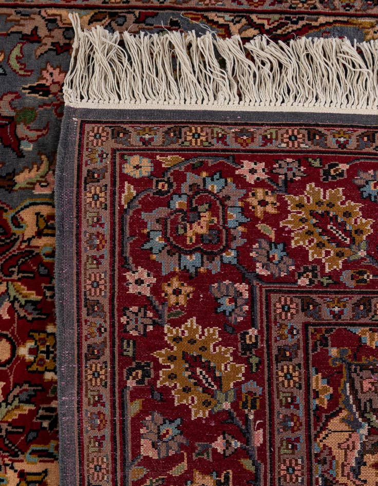 Detail image of  4' 1 x 6' 10  Hand Knotted Kashmir Wool Rug