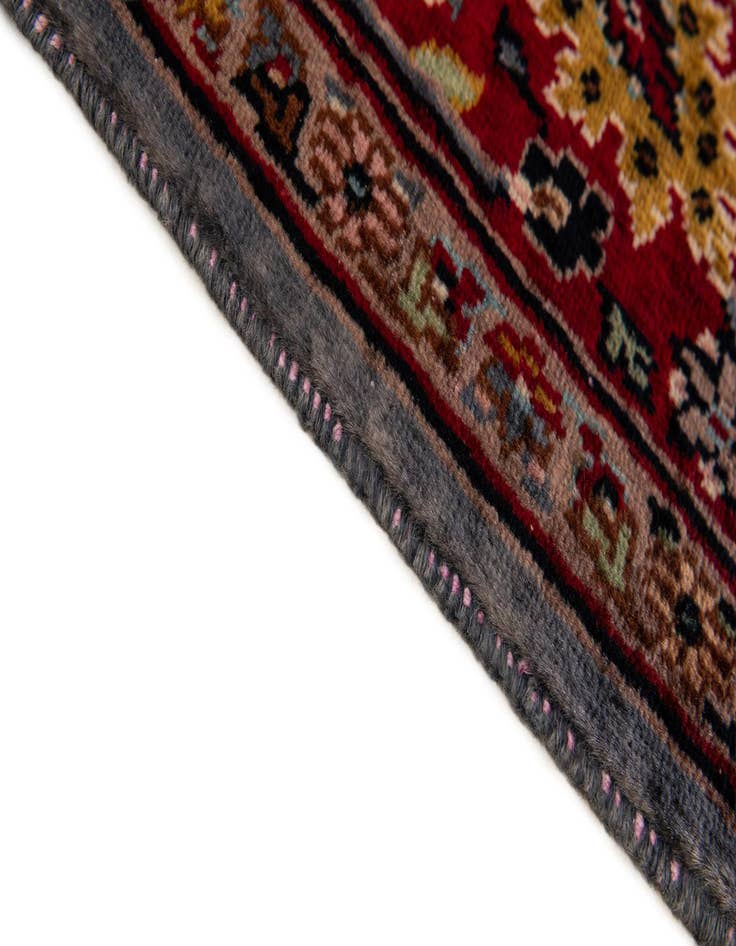 Detail image of  4' 1 x 6' 10  Hand Knotted Kashmir Wool Rug