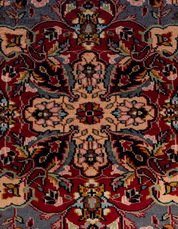 Detail image of  4' 1 x 6' 10  Hand Knotted Kashmir Wool Rug