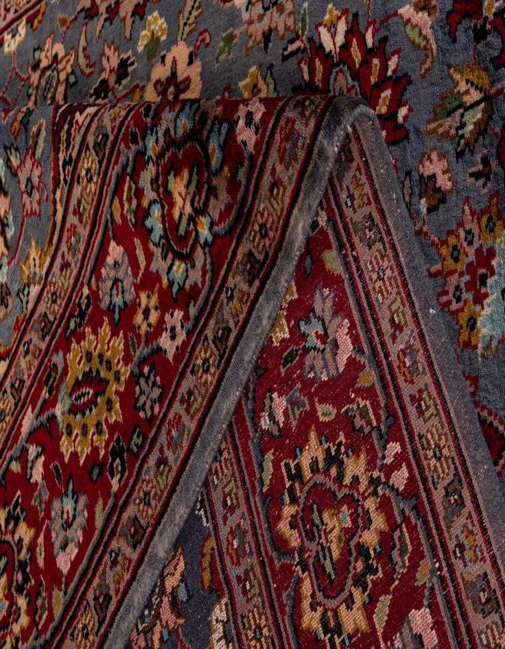 Detail image of  4' 1 x 6' 10  Hand Knotted Kashmir Wool Rug