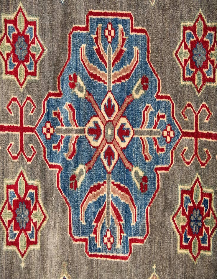 Detail image of  12' 10 x 19' 6  Hand Knotted Kazak Rug