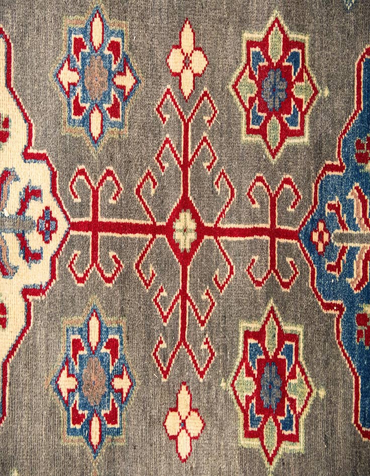 Detail image of  12' 10 x 19' 6  Hand Knotted Kazak Rug