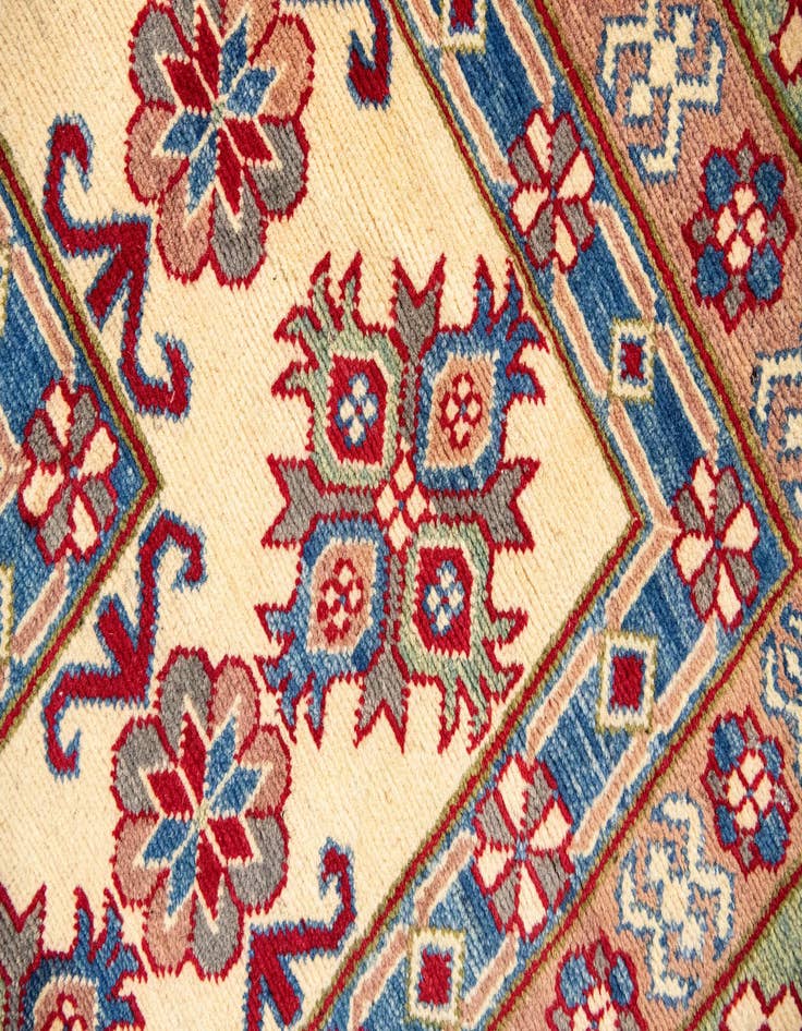 Detail image of  12' 10 x 19' 6  Hand Knotted Kazak Rug