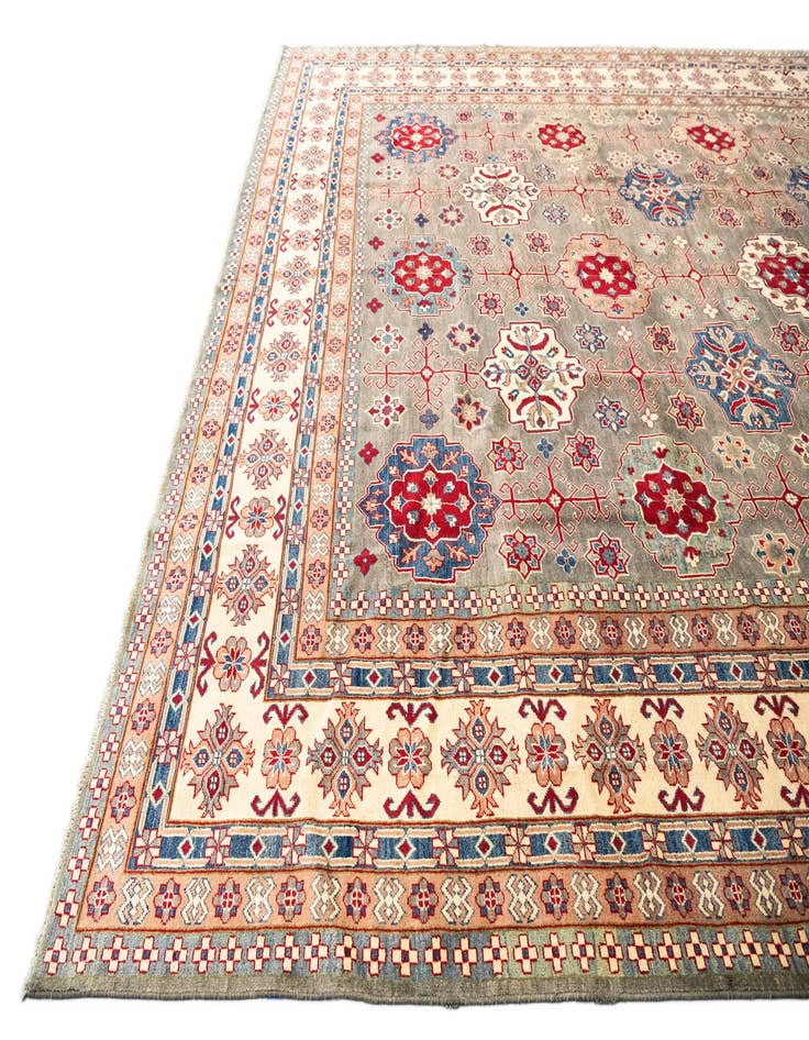 Detail image of  13' 2 x 19' 2  Hand Knotted Kazak Rug