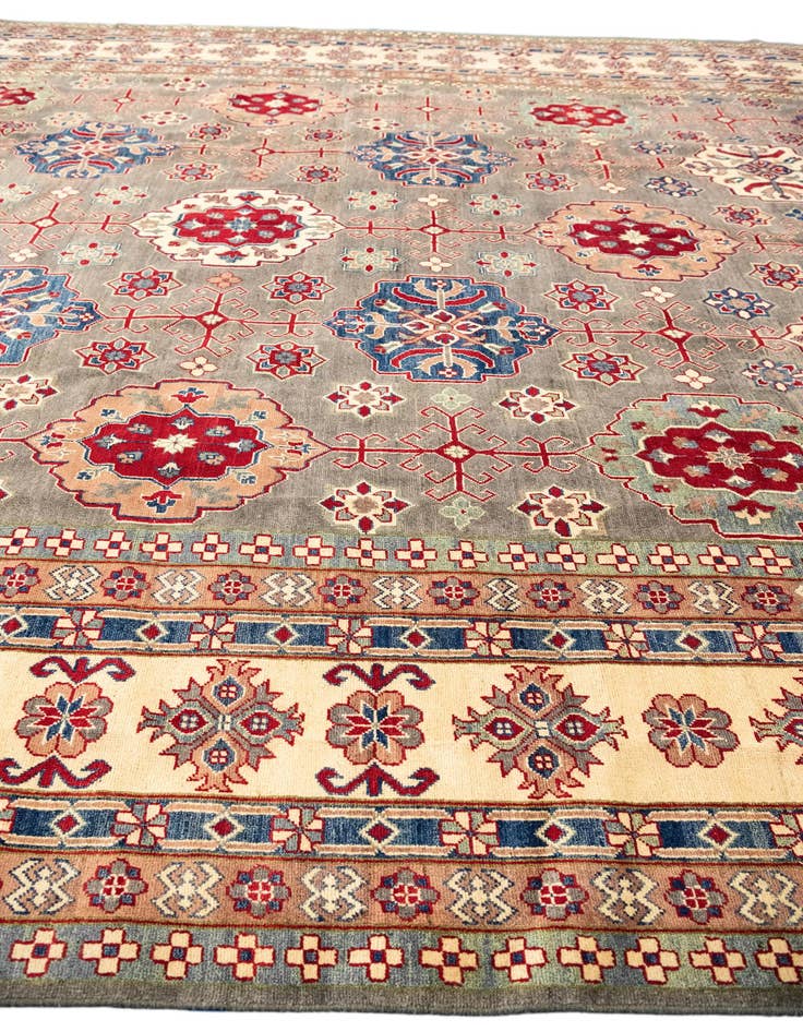 Detail image of  13' 2 x 19' 2  Hand Knotted Kazak Rug