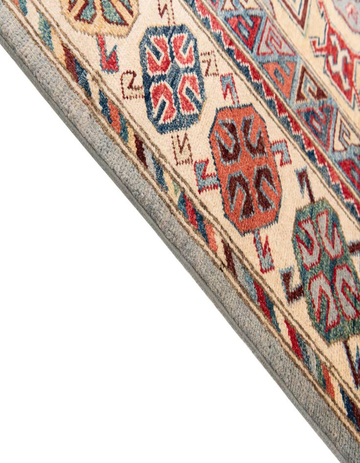 Detail image of  7' 10 x 9' 10  Hand Knotted Kazak Rug