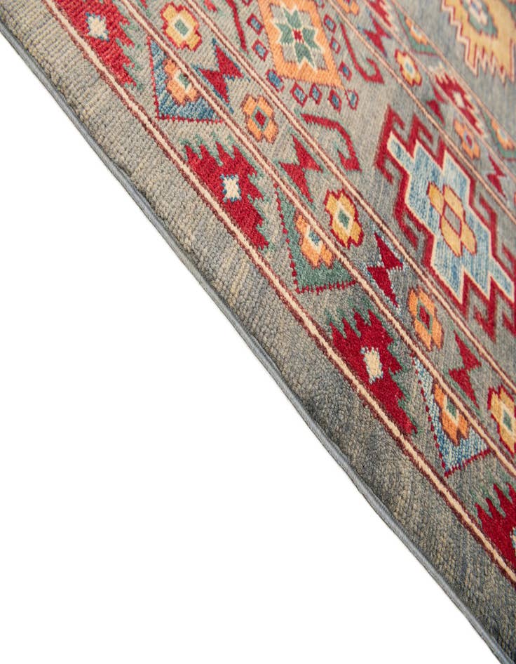 Detail image of  9' x 11' 10  Hand Knotted Kazak Rug