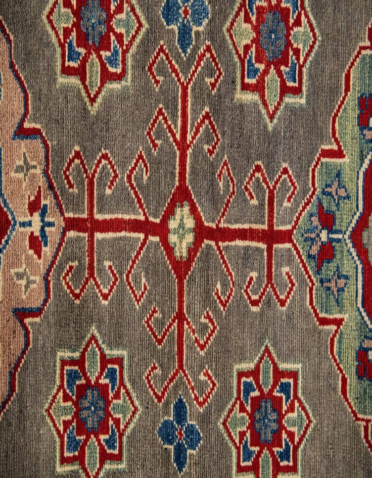 Detail image of  13' x 19' 2  Hand Knotted Kazak Rug