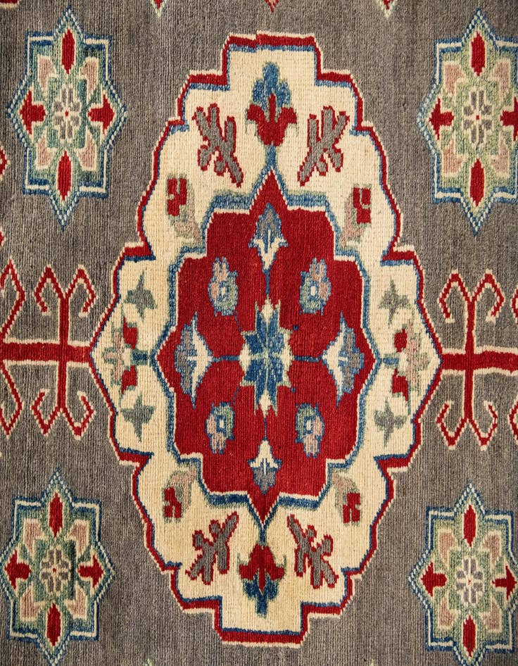 Detail image of  13' x 19' 2  Hand Knotted Kazak Rug