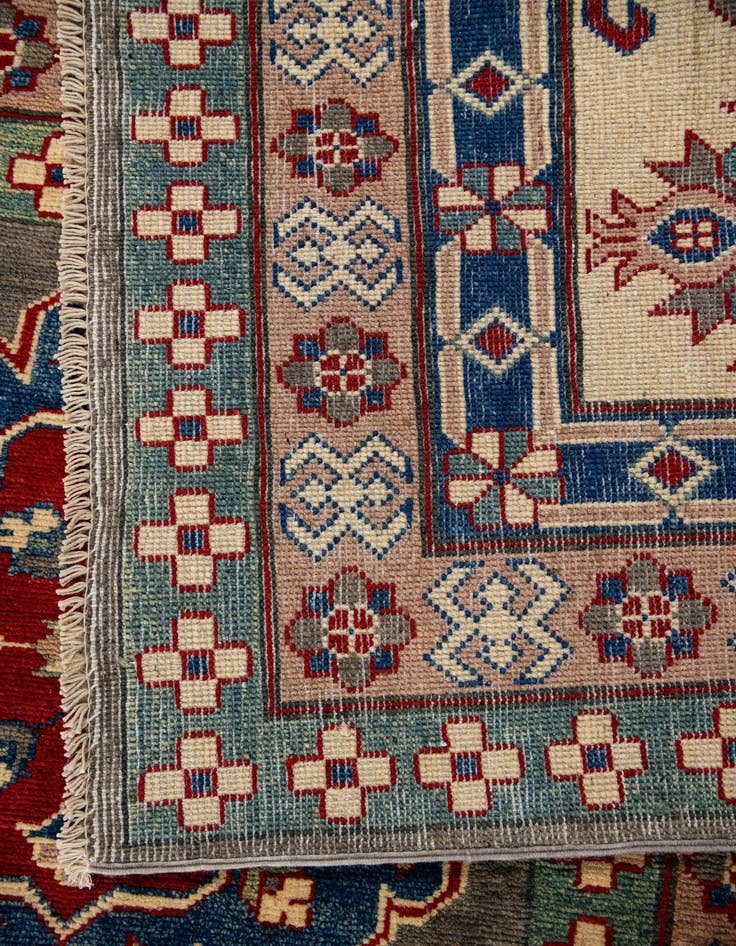 Detail image of  13' x 19' 2  Hand Knotted Kazak Rug