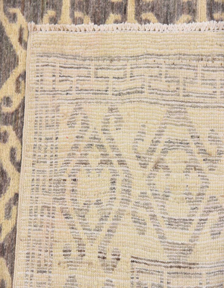 Detail image of  6' 7 x 9' 7  Hand Knotted Khotan Ziegler Rug