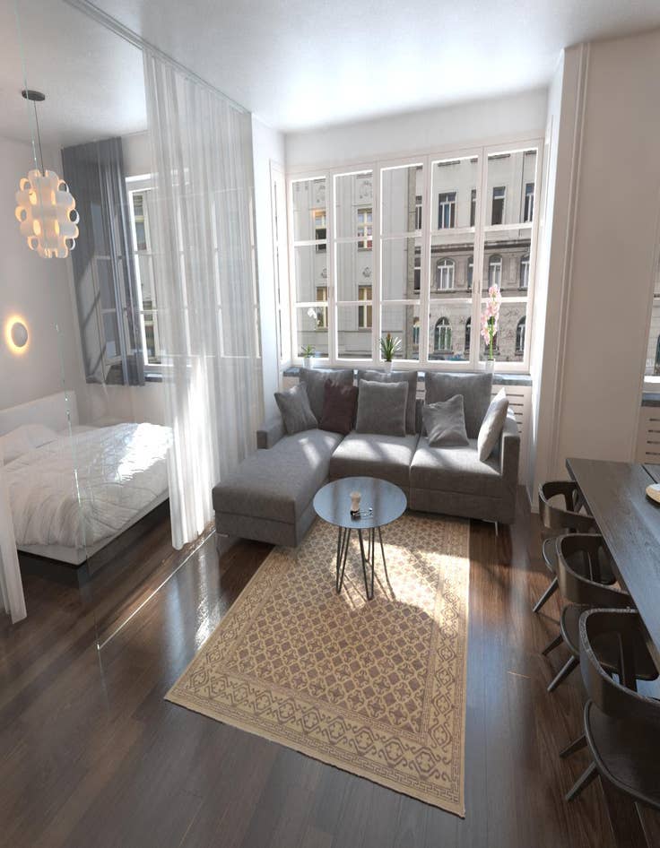 Detail image of  6' 7 x 9' 7  Hand Knotted Khotan Ziegler Rug