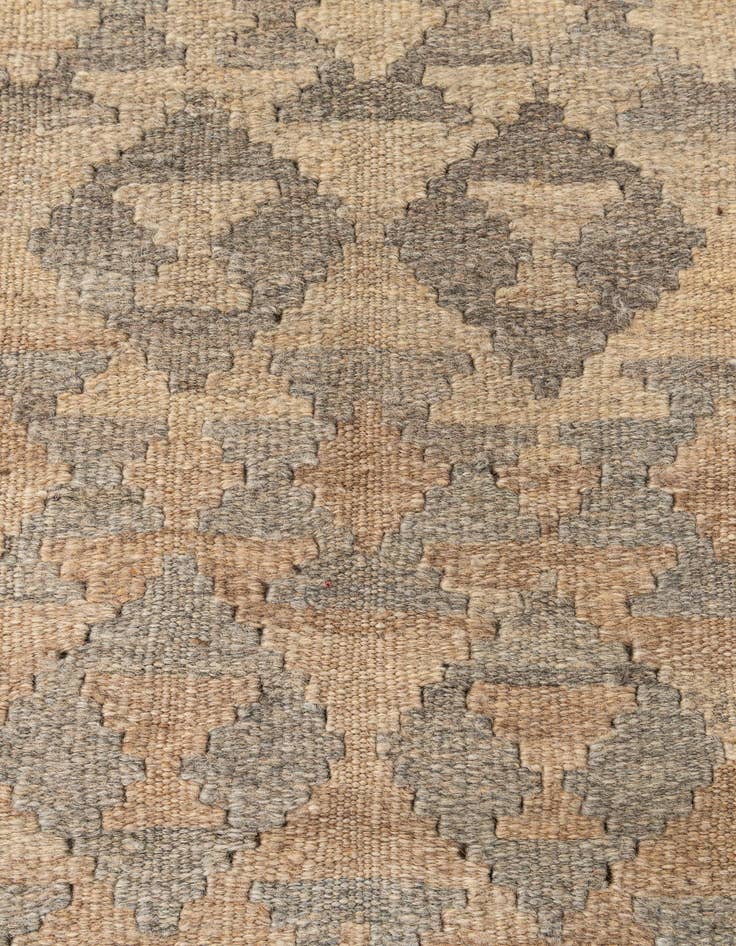 Detail image of  3' 3 x 4' 11  Hand Woven Kilim Maymana Wool Rug