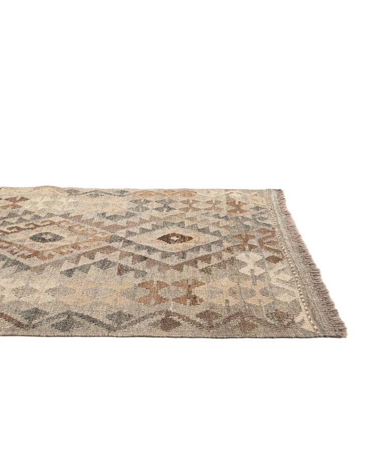 Detail image of  3' 3 x 5' 11  Hand Woven Kilim Maymana Wool Rug