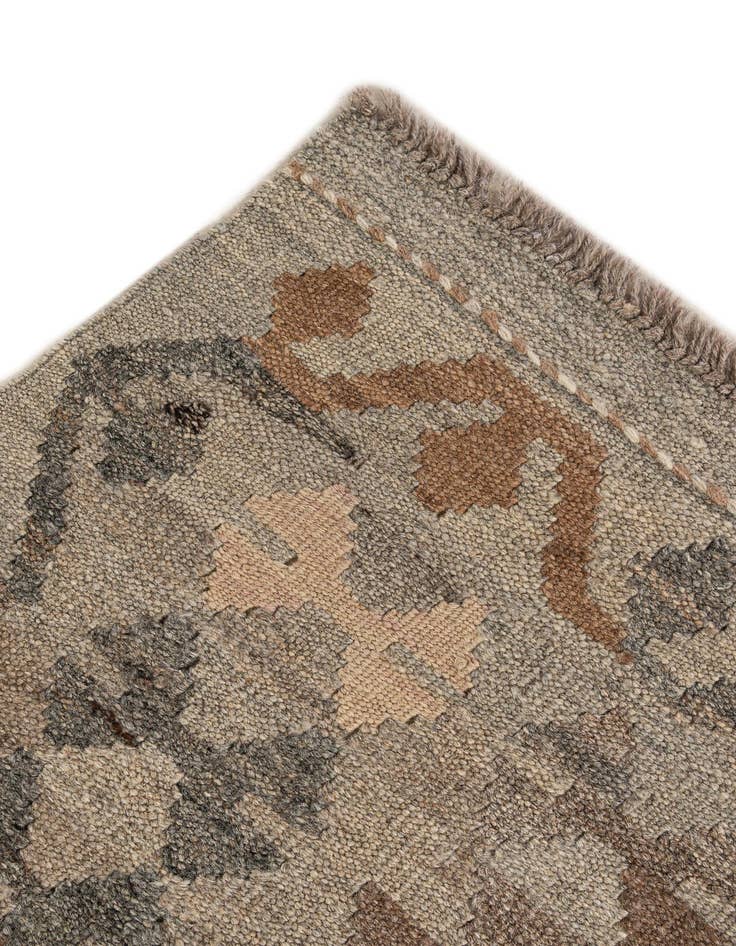 Detail image of  3' 3 x 5' 11  Hand Woven Kilim Maymana Wool Rug