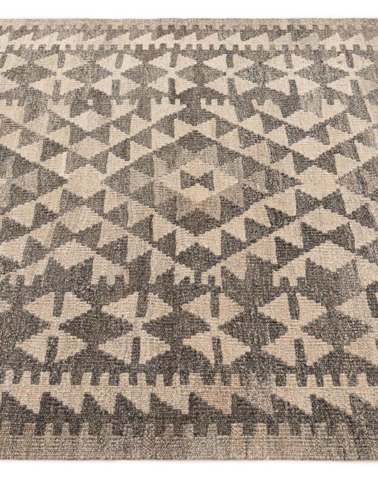 Detail image of  3' 6 x 5'  Hand Woven Kilim Maymana Wool Rug