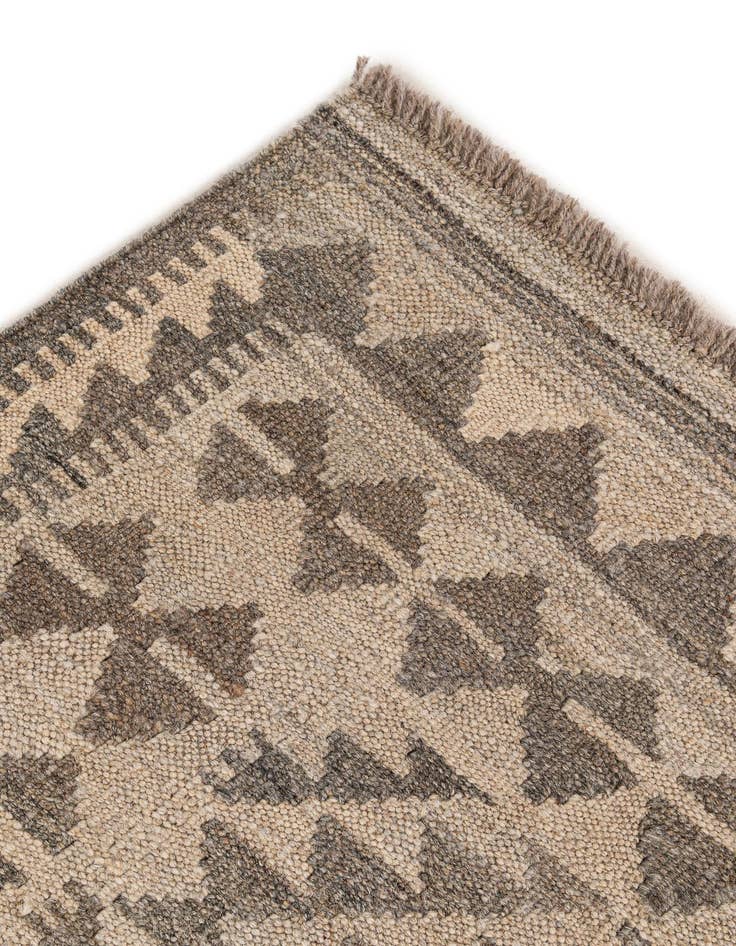 Detail image of  3' 6 x 5' 2  Hand Woven Kilim Maymana Wool Rug