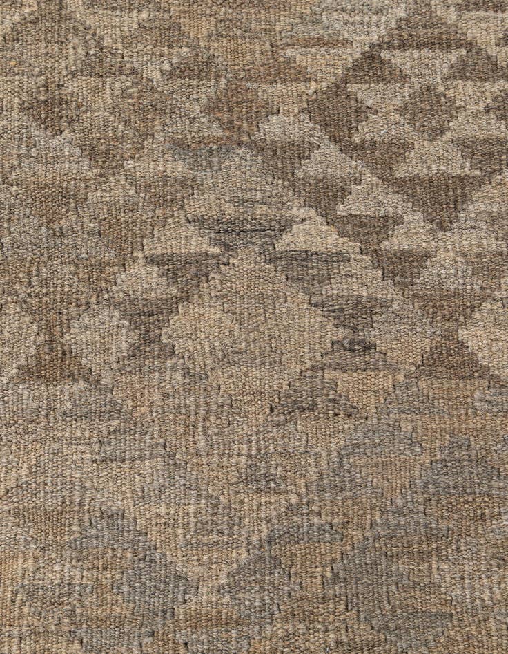 Detail image of  4' x 5' 10  Hand Woven Kilim Maymana Wool Rug