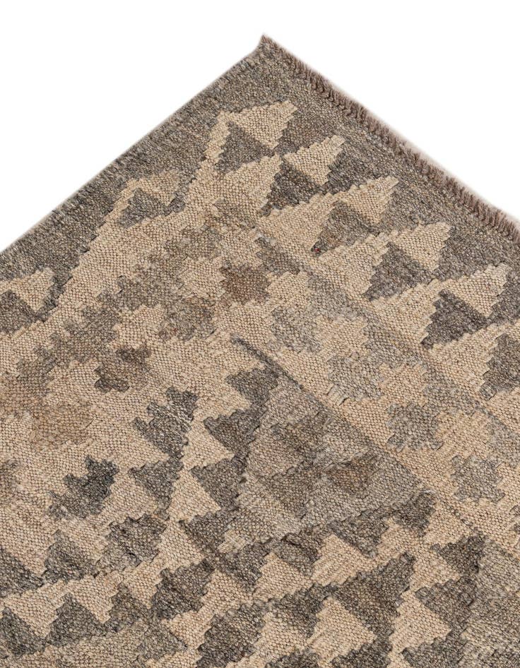 Detail image of  4' x 5' 11  Hand Woven Kilim Maymana Wool Rug