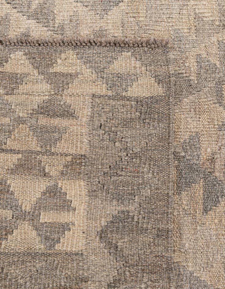 Detail image of  3' 11 x 6' Kilim Maymana Wool Rug