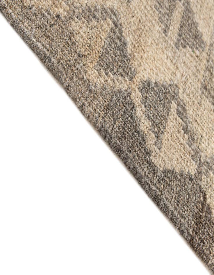 Detail image of  4' x 5' 11  Hand Woven Kilim Maymana Wool Rug