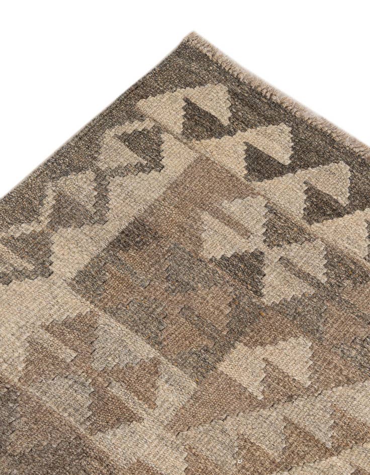 Detail image of  4' x 5' 11  Hand Woven Kilim Maymana Wool Rug