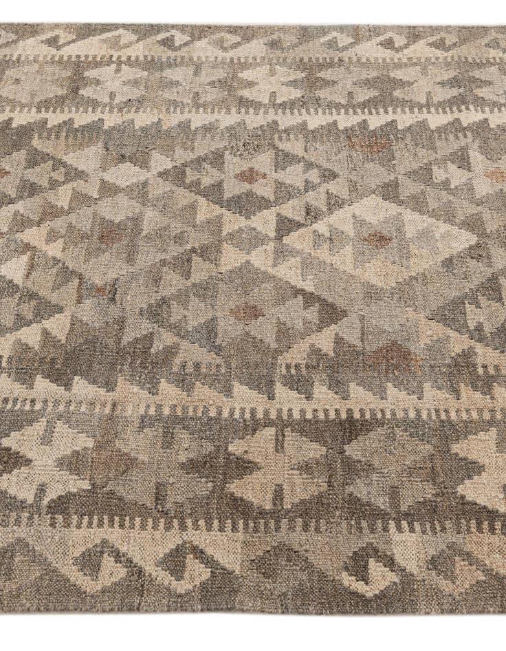 Detail image of  4' x 6'  Hand Knotted Kilim Maymana Wool Rug