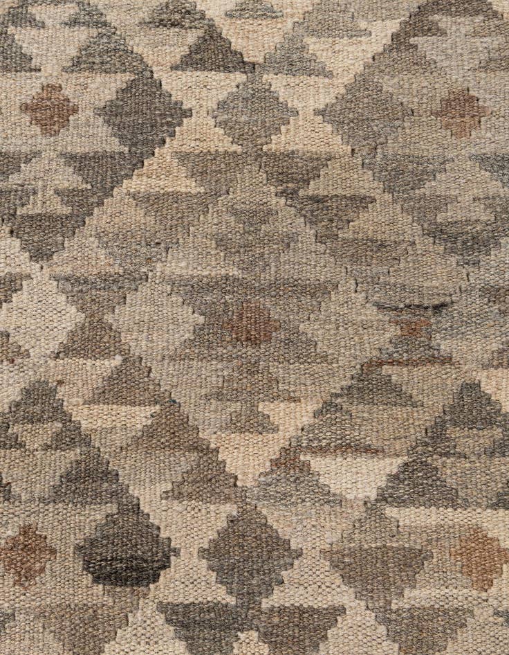 Detail image of  4' x 6'  Hand Knotted Kilim Maymana Wool Rug