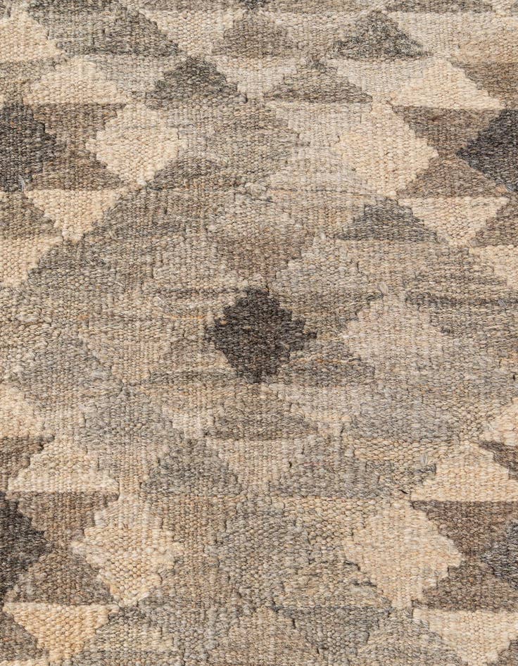 Detail image of  4' x 5' 11  Hand Woven Kilim Maymana Wool Rug