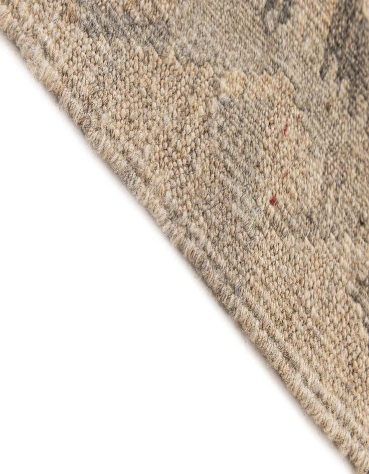 Detail image of  3' 10 x 6'  Hand Woven Kilim Maymana Wool Rug