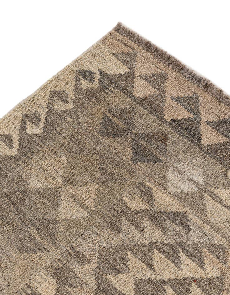 Detail image of  3' 10 x 6' 4  Hand Woven Kilim Maymana Wool Rug