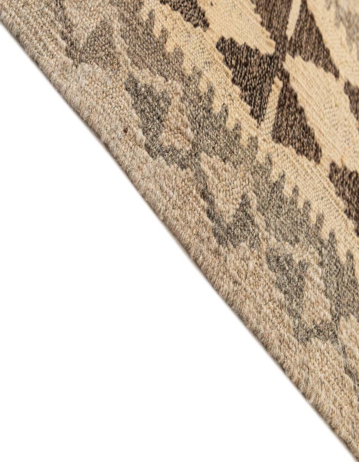 Detail image of  3' 11 x 6' 3  Hand Woven Kilim Maymana Wool Rug