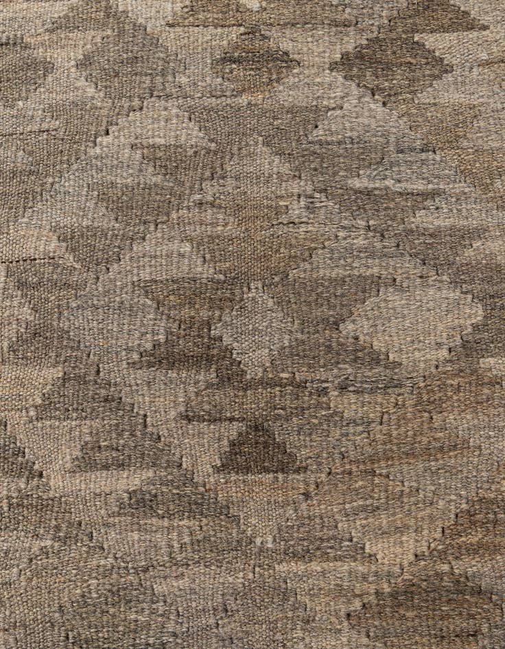 Detail image of  3' 10 x 6' 5  Hand Woven Kilim Maymana Wool Rug