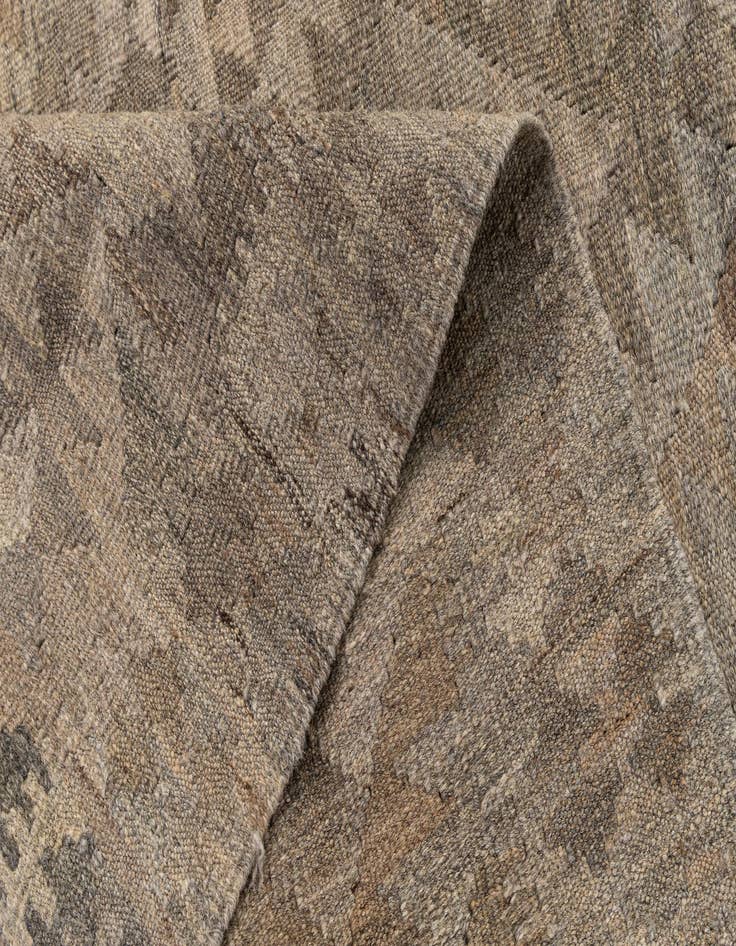 Detail image of  3' 10 x 6' 5  Hand Woven Kilim Maymana Wool Rug
