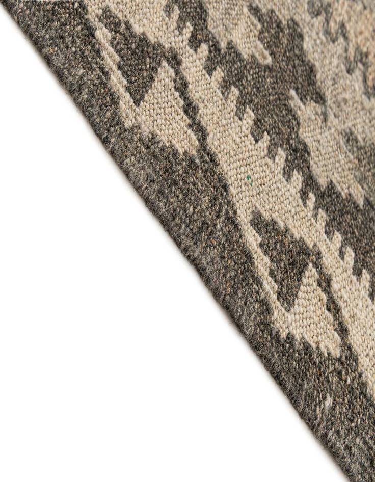 Detail image of  4' 2 x 6'  Hand Woven Kilim Maymana Wool Rug