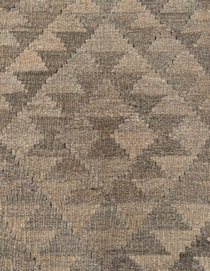 Detail image of  4' 3 x 6' 3  Hand Woven Kilim Maymana Wool Rug