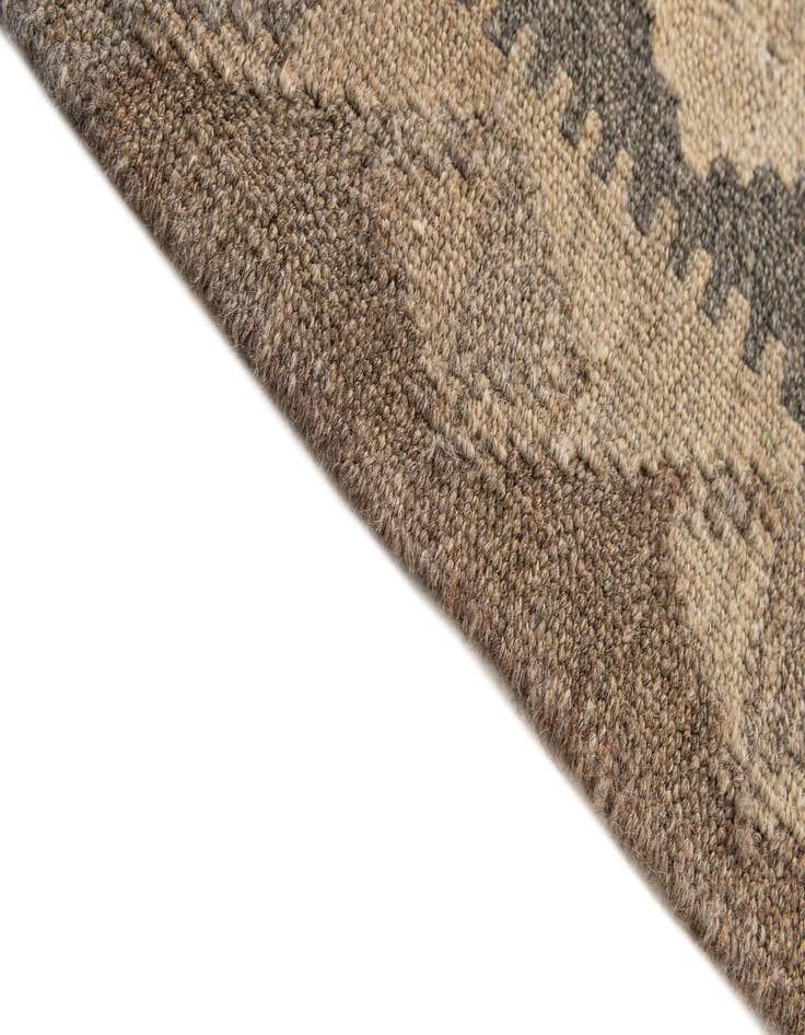 Detail image of  5' x 6' 7  Hand Woven Kilim Maymana Wool Rug