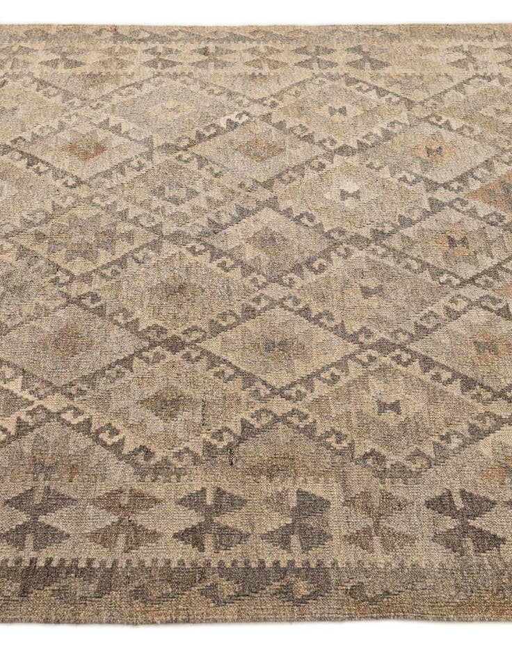 Detail image of  5' 2 x 6' 3  Hand Woven Kilim Maymana Wool Rug