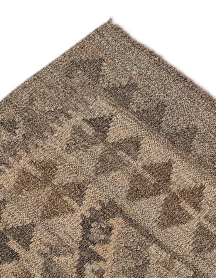 Detail image of  5' 2 x 6' 3  Hand Woven Kilim Maymana Wool Rug