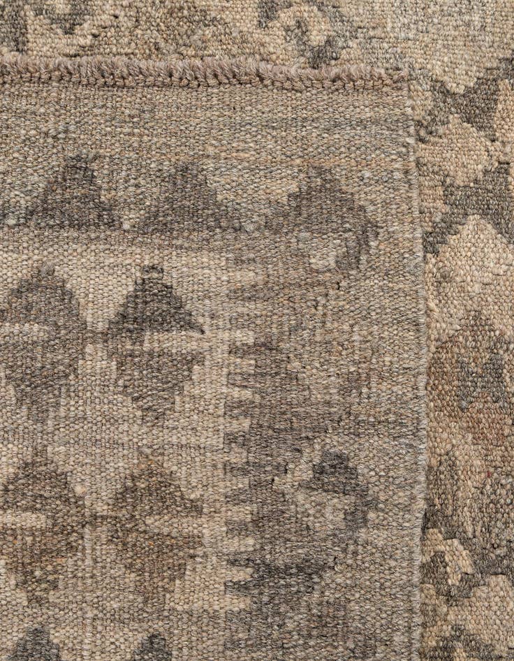 Detail image of  5' 2 x 6' 3  Hand Woven Kilim Maymana Wool Rug