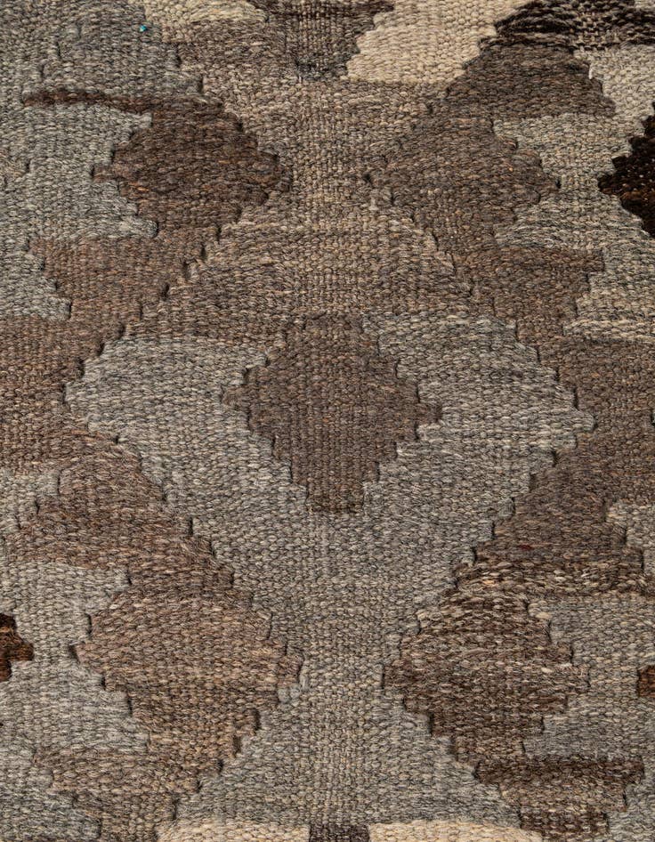 Detail image of  5' x 6' 7  Hand Woven Kilim Maymana Wool Rug